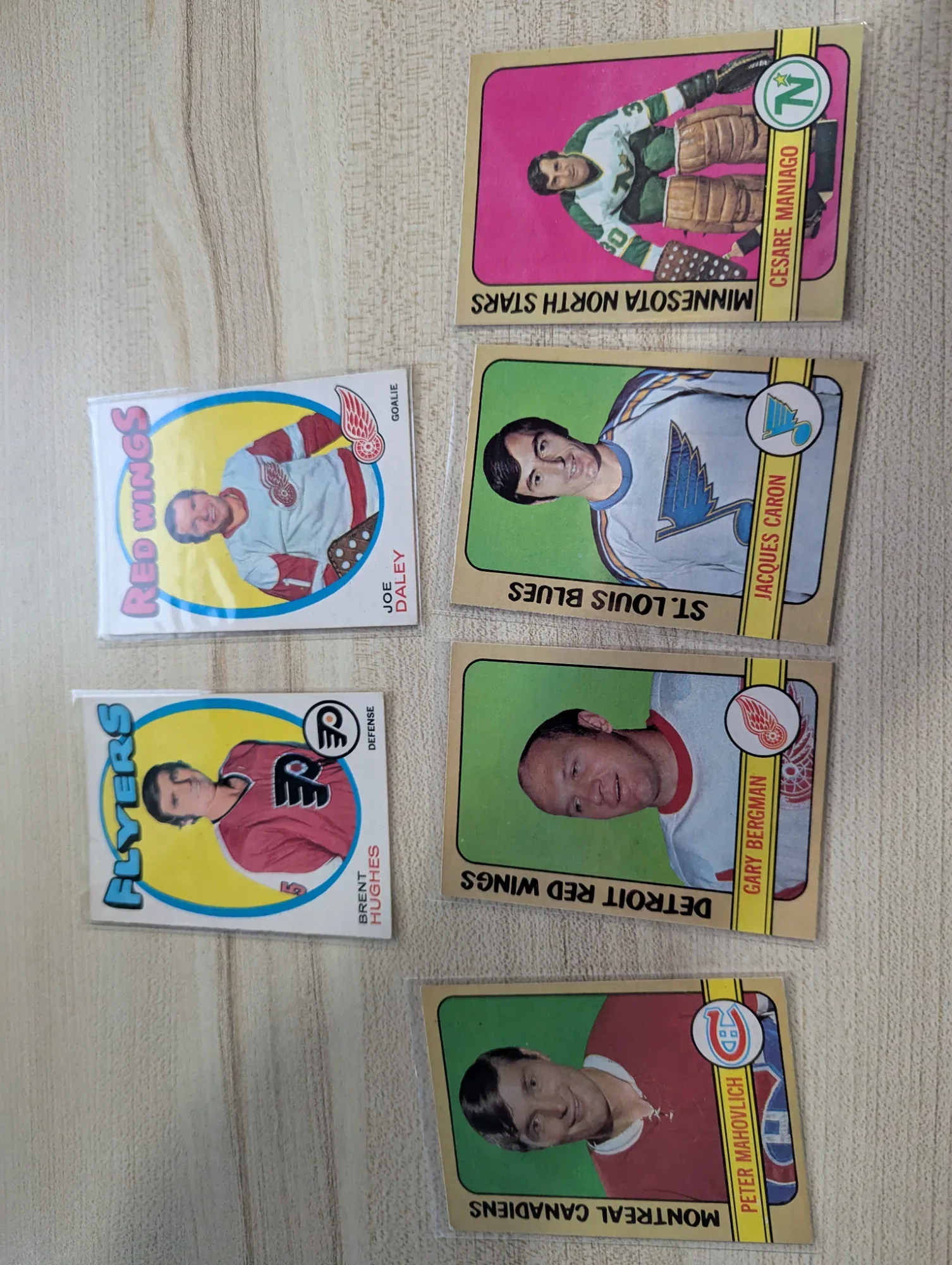 1971&72 OPC Hockey - 6 cards